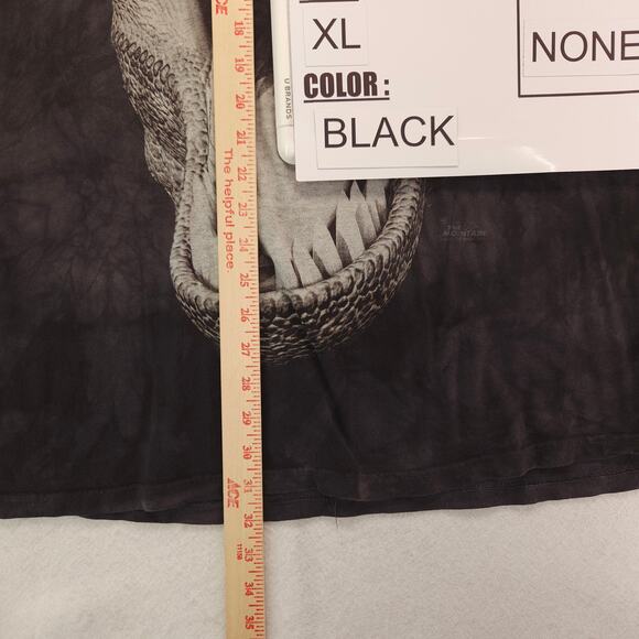 The Mountain T Rex Short Sleeve Crew Neck Graphic T Shirt Mens Size XL Black - Picture 10 of 11